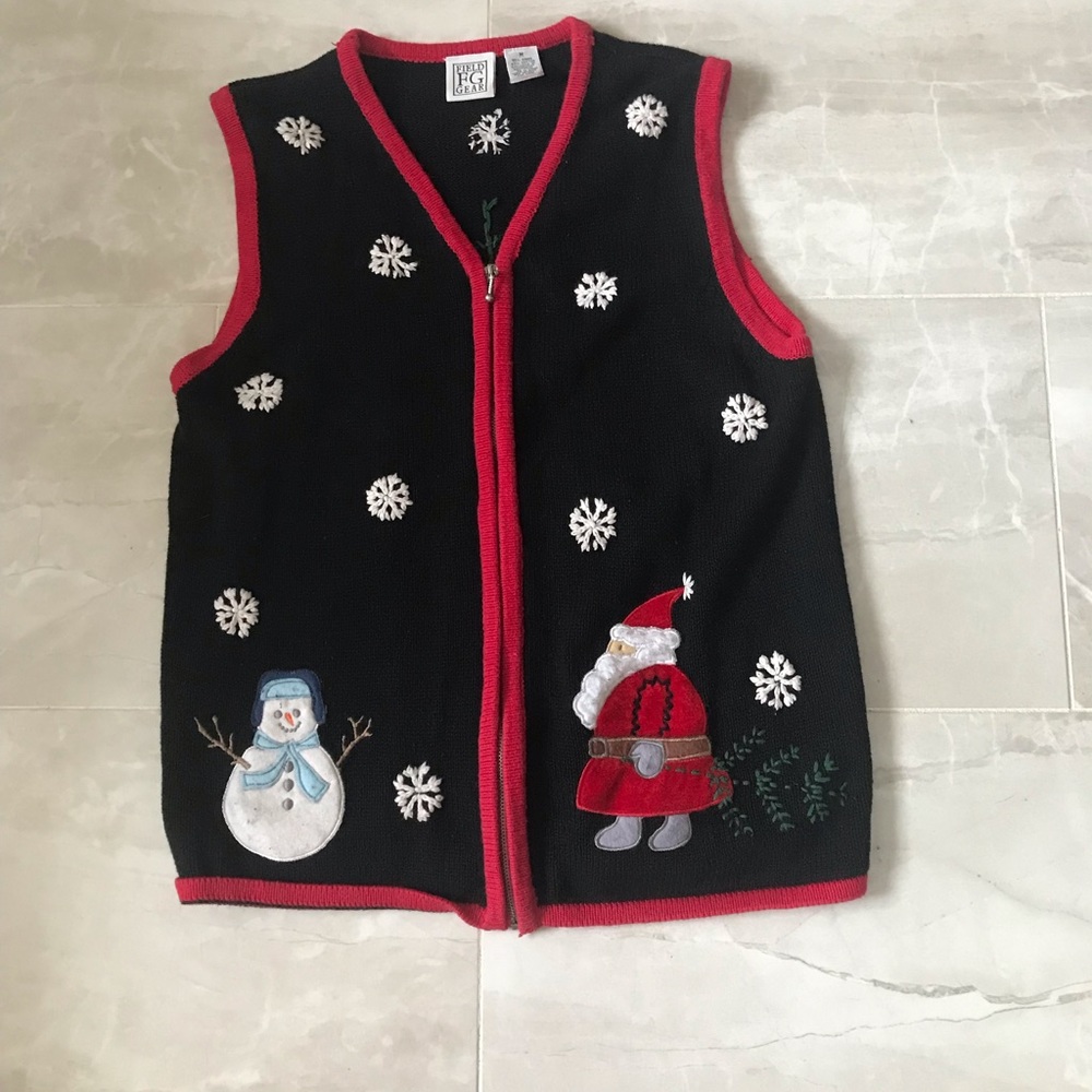 Ugly Christmas Zipper Vest 🎅🏻🤶🏻🌲